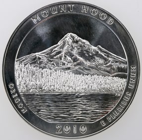 America The Beautiful Five Ounce Silver: Mt. Hood [195970]