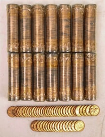 BU Rolls of 1955-S Lincoln Cents (15) [196797]