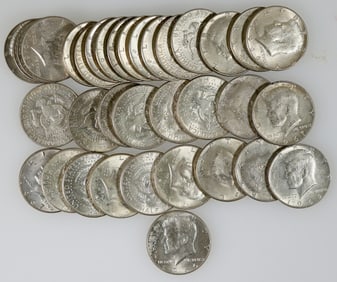 Kennedy Half Dollars 40% Silver (35) [194314]