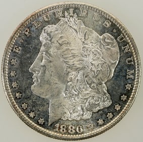 Morgan Dollar: 1880-S MS 63+ [196193]