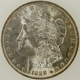 Morgan Dollar: 1888-O MS 63 [196189]
