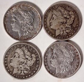 Morgan Dollars (4) [194324]