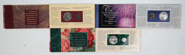 U.S. Mint Sets: Botanic Garden/Millennium/Jefferson (3) [195965]