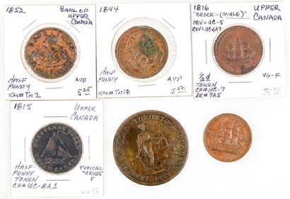 Upper Canada Coins (6) [196403]