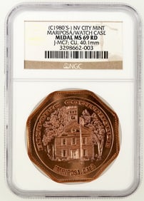 Slug Facsimile:  Mariposa/Watch Case 1980s [196119]