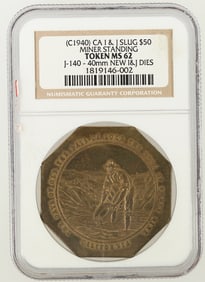 Slug Facsimile: Miner Standing C1940 [196112]