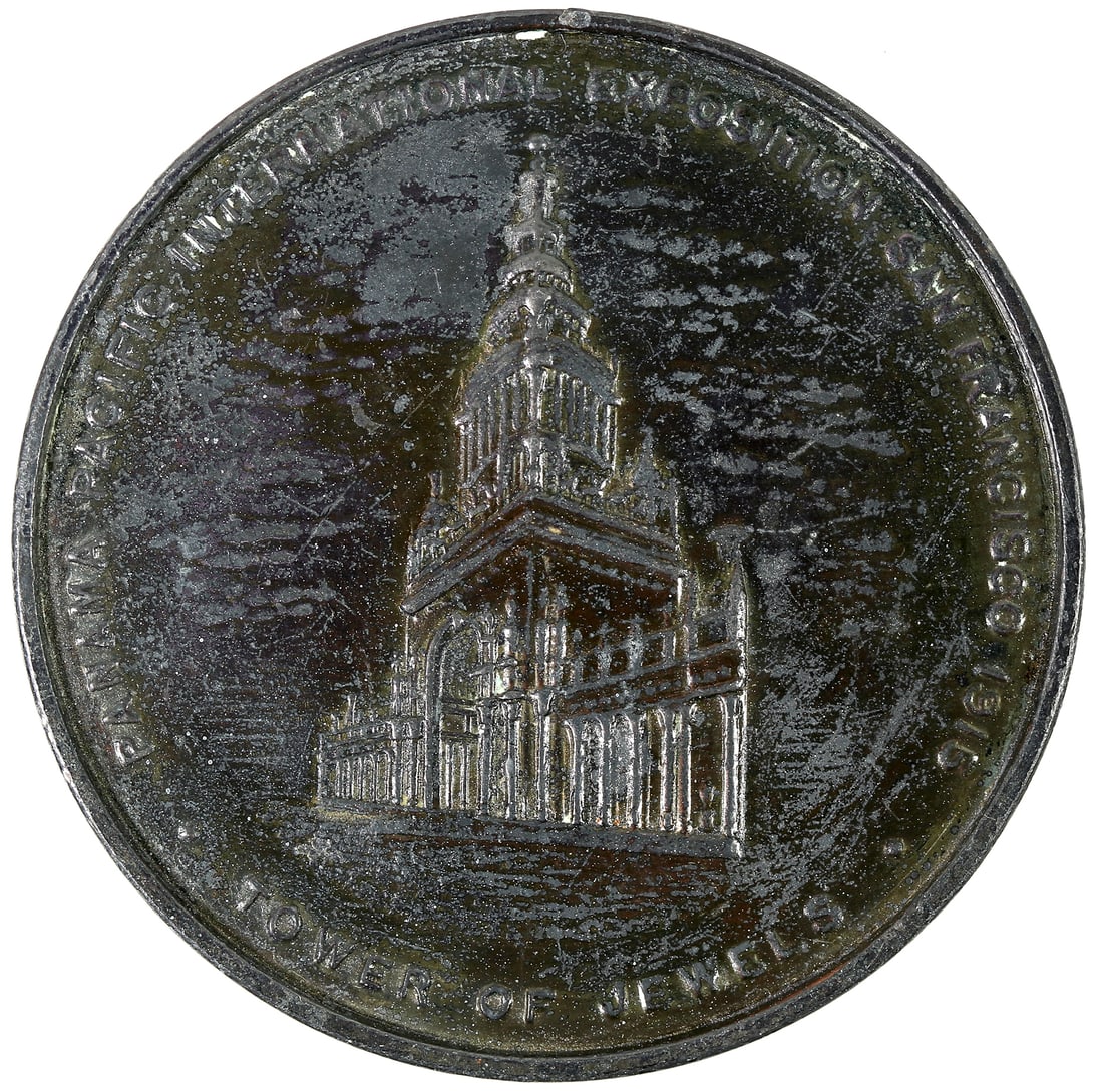 Pan Pacific Expo Medal: Tower of Jewels [196105] (1 of 2)