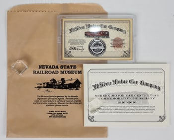 McKeen Motor Car Silver Medallion 2010, V&T Railroad [196029]