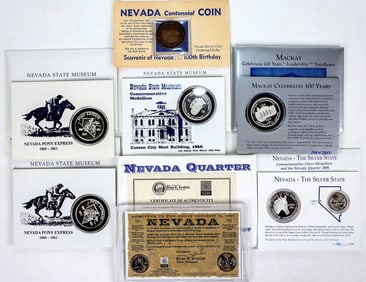 Nevada Silver Medallion & State Quarters [196096]