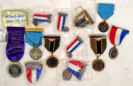 American Legion Breast Badges And Medals [195235]