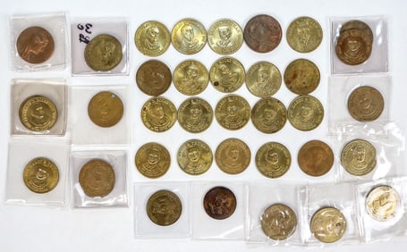 WW II Era Presidential Medals (FDR & Truman, 37 Pieces) [195734]