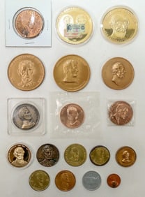 Abraham Lincoln Medals, Colln of 18 [195109]