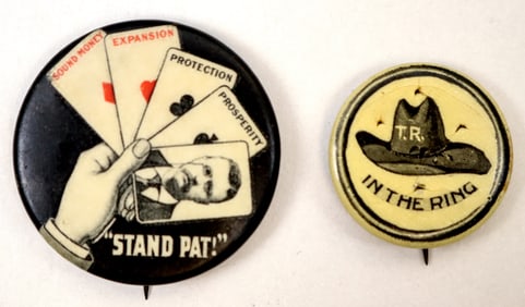 Teddy Roosevelt Pinbacks (2) [195150]