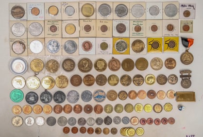 Numismatic & Coin Collector Event Medals Collection (120) [196044]