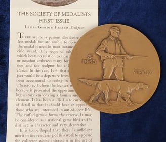 Society of Medalists First Issue 1930: "Steady" Medal [196108]