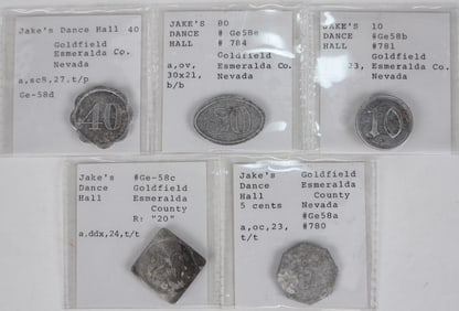 Jake's Dance Hall Tokens (5) [196023]