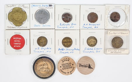 Tonopah Tokens & Medals (13) [195314]