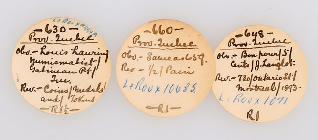 Rare Canadian Paper Tokens (3) [196410]