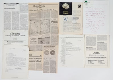 Colorado Diamond Hoax Ephemera [195317]