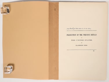 Production of Precious Metals by King, 1882 [194702]
