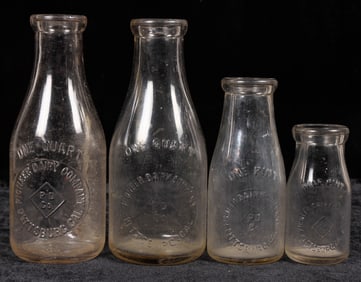 Pioneer Dairy Milk Bottles, 4 [194988]