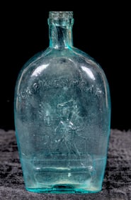 For Pike's Peak, Historic Pictorial Flask [195834]