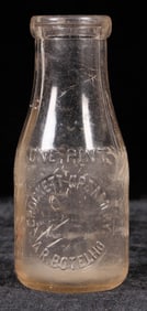 Crockett Creamery Pint Milk Bottle [194987]
