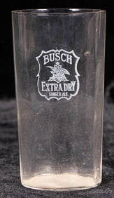 Prohibition Era Ginger Ale Label Beer Glass [194833]