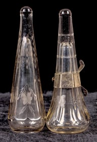 Car Vases, Same Shape Pair, Different Pattern [195835]