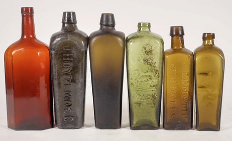 Gin and Schnapps Bottles, 6 [195531]