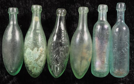 Round Bottom & Torpedo Soda Bottles, 6 [195401]