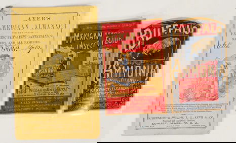 Ayers American Almanac And Two Bottle Labels [194860]