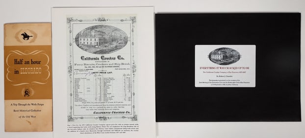 California Cracker Co. Booklet, Rare & Wells Fargo Booklet [194703]