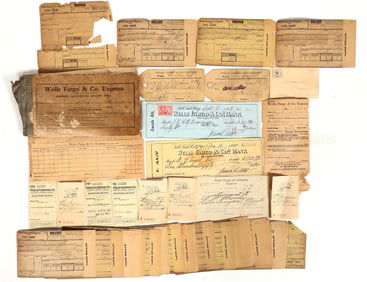 Miscellaneous Wells Fargo Ephemera (Mostly California) [195722]