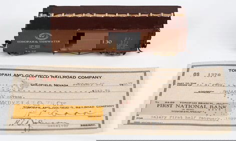 Tonopah RR HO Gauge Car & Photo Cards [195309]