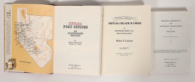 Nevada Location Reference Books (3) [194128]