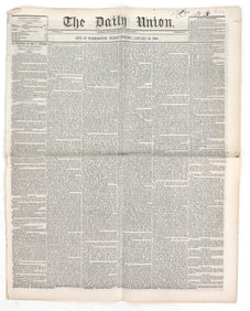 Daily Union Newspaper 1849 On Indian Treaties [195514]