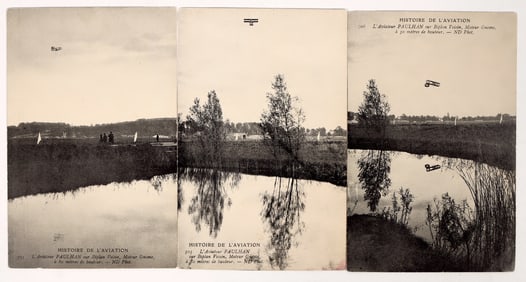 French History of Aviation Series Postcards, 3 [194817]