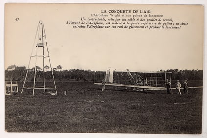 Wright Bros. French Postcard [194819]