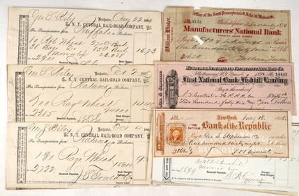 US Railroad Checks (13) [196051]