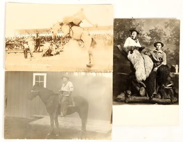 Cowboy/Rodeo RPCs, 1910s-1920s [195062]