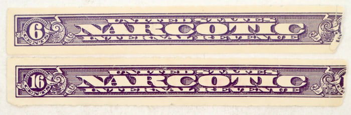 U. S. Narcotic Internal Revenue Stamps (2) [196635]