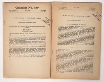 Civil War Expense Reports by Stewart, 1894, Rare [194639]