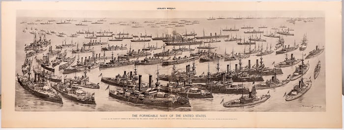 1898 U.S. Navy Illustration from Leslie's Weekly [195946]