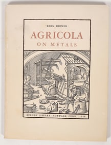 'Agricola on Metals' by Bern Dibner, 1958 [194358]