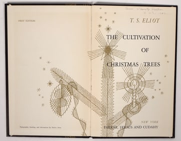 Cultivation of Christmas Trees by T S Eliot, 1956 1st Edition [193444]