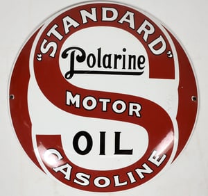 Standard Polarine Motor Oil Repro Sign [196526]