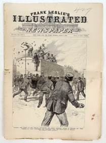 Frank Leslie's Illustrated Newspaper 1888: Railroad Strike & Women's Rights [195507]