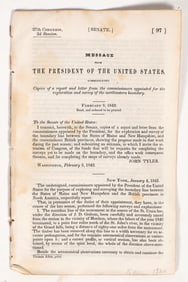 Presidential Message, 1842, Tyler [195659]