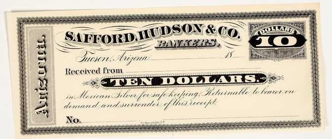 Safford, Hudson & Co. $10 Scrip [194581]